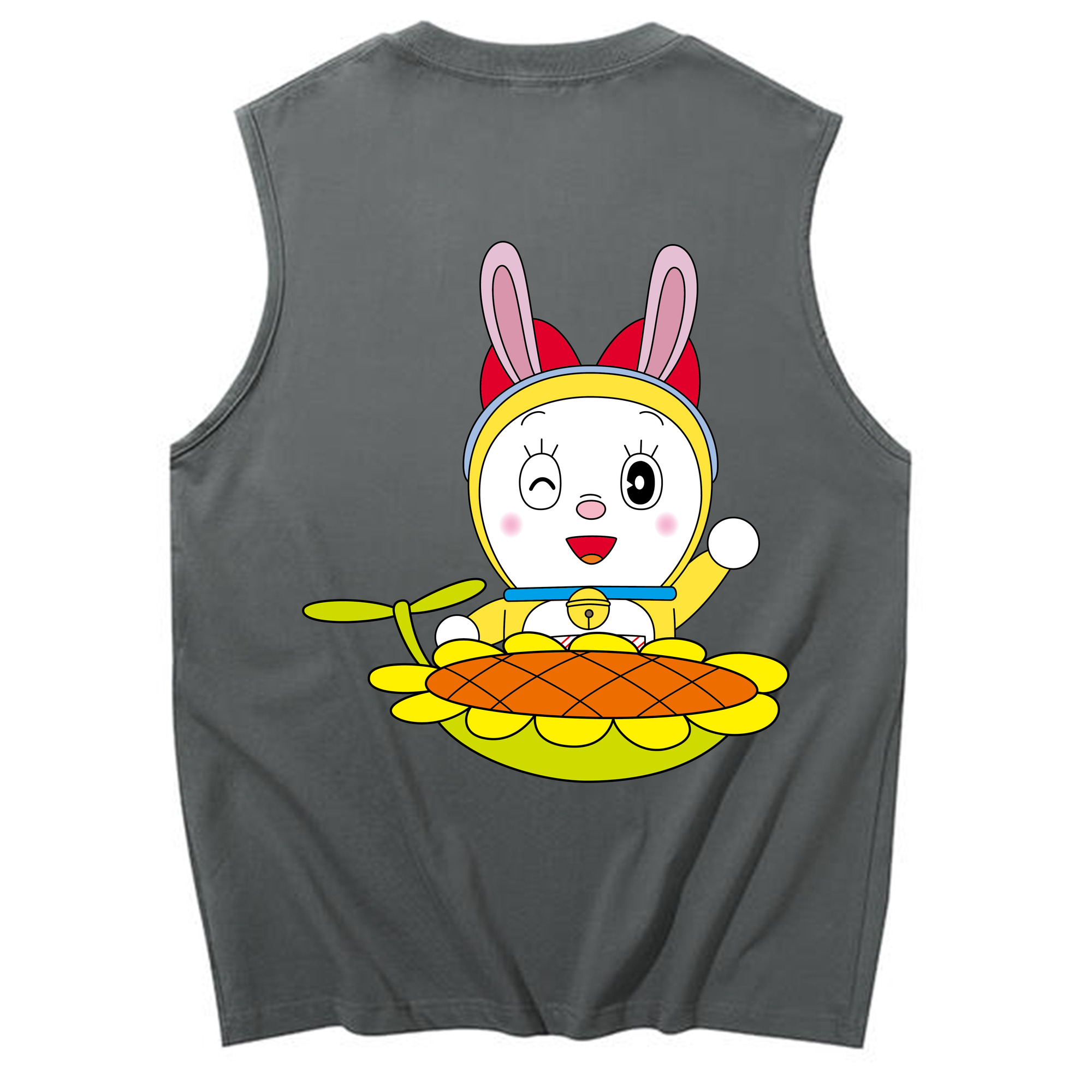（画像用） ドラえもん ドラミ Doraemon Dorami コットン100％タンクトップ（背面プリント）